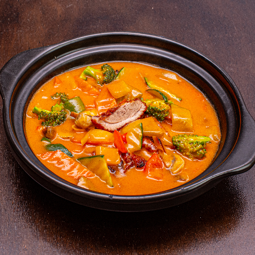 Canard au basilic thai